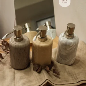 Dispensador de Jabón Líquido con Estilo de Piedra Natural