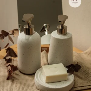 Dispensadores de Jabón Cerámicos de Estilo Wabi-Sabi