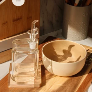 Set de Aceitera y Vinagrera Rectangulares 200ml