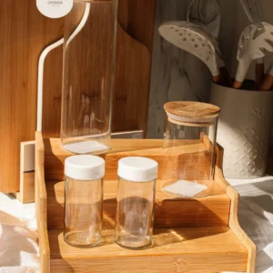 Organizador de Cocina Bambú 3 Estantes