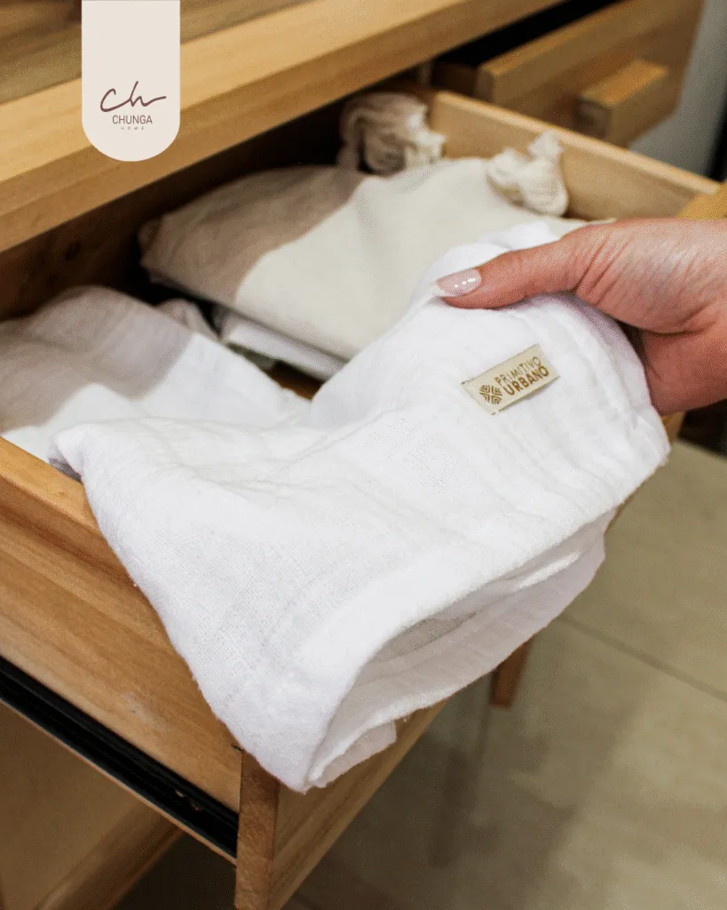 Camino de mesa off white