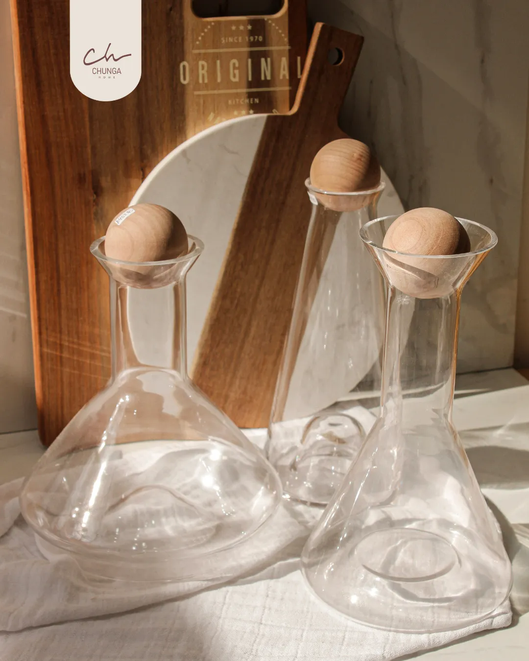 Botellas de Vidrio con Tapa de Corcho