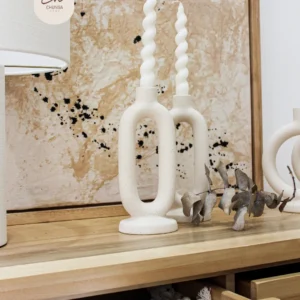 Portavela Cerámica Oval