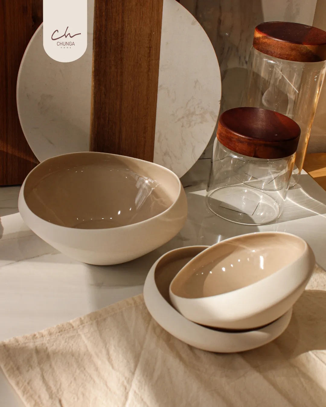 Bowls de Cerámica Natural