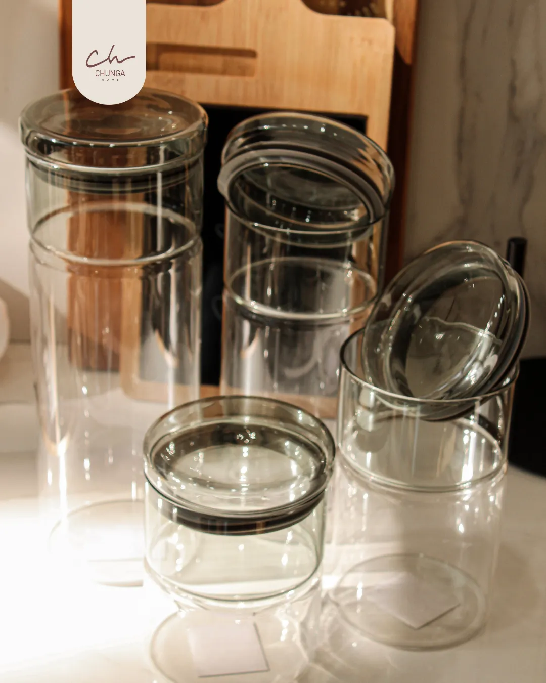 Set Organizador de Cocina: Frascos de Vidrio - Image 2