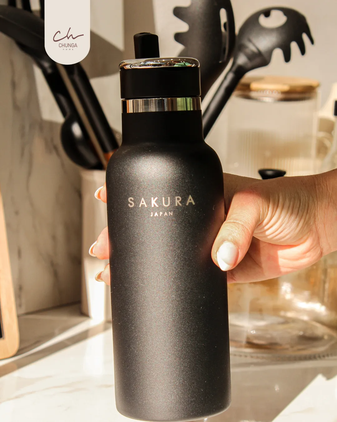 Botella Térmica Minimalista de Acero Inoxidable