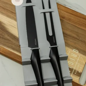 Set de Trinchar Premium: Cuchillo y Tenedor Minimalista