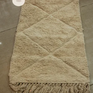 Alfombra de Baño Estilo Texturizado Color Beige #3