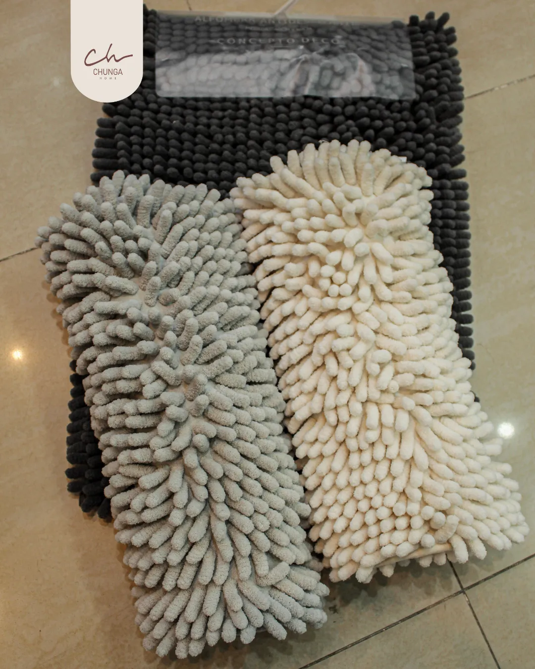 Alfombra de Baño Microfibra Shaggy