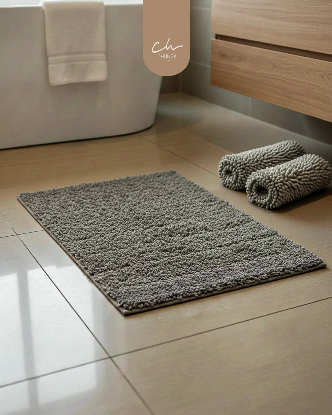 Alfombra de Baño Microfibra Shaggy - Image 2