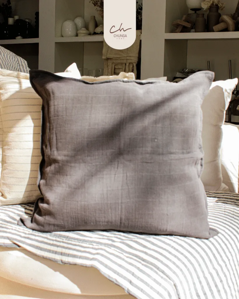 Almohadon Gasa Gris 50×50