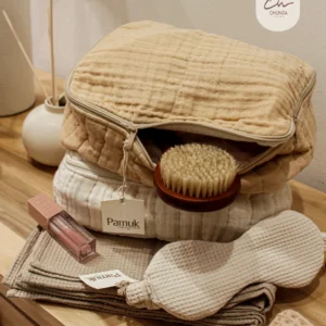 Antifaz para Dormir de Algodón Waffle