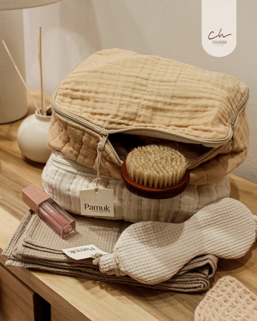 Antifaz para Dormir de Algodón Waffle