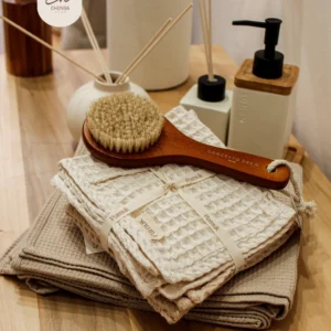 Repasador de Algodón con Textura de Gofre