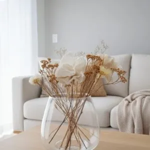 Florero En Vidrio Soplado Gota
