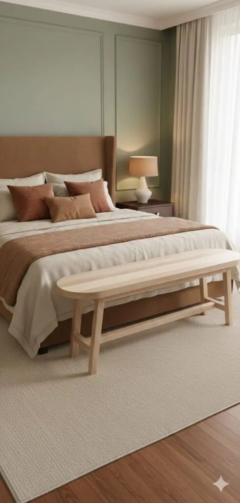 Banquito Pie De Cama Oval