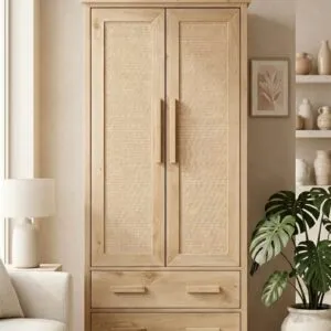Mueble entelado Con Estantes