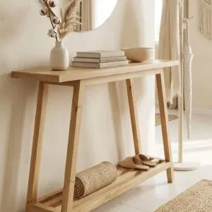 Mueble Recibidor Con Estante Varillado