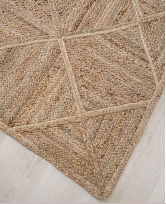 Alfombra De Yute Natural 120x180cm - Image 3