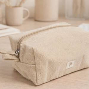 Neceser Pamuk Color Beige 100% Algodón