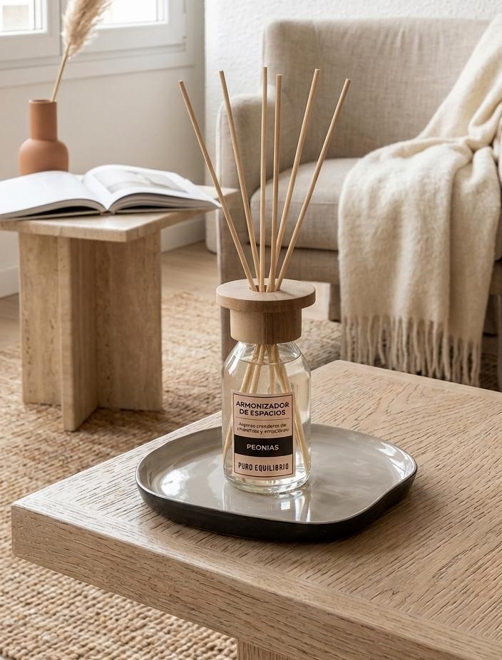 Difusor Vidrio C/ Tapa Madera 125ml