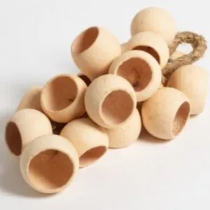 Flores Secas Colgantes Bell Cup Natural 12cm