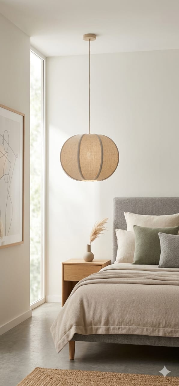 Lampara colgante Soft Glow Crudo