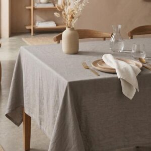 Mantel Gris Cemento Tusor 200x140cm