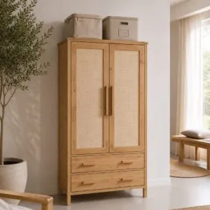 Mueble entelado Con Estantes