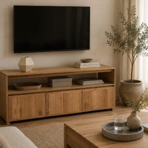 Rack Tres Puertas Madera