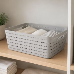 Organizador Gris Claro 27X25X12CM