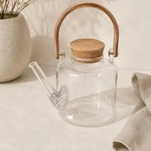 Tetera Vidrio y Bambú Vassa 630ml
