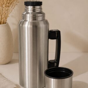 Termo De Acero Inoxidable Con Asa Abatible 1000 ML