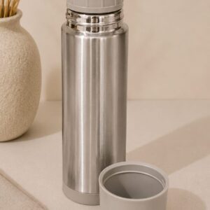 Termo De Acero Inoxidable Tapa Gris 750ml