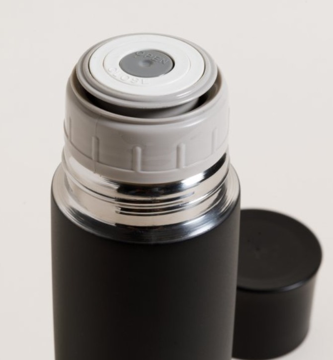 Termo De Acero Inoxidable Negro 750ml - Image 2
