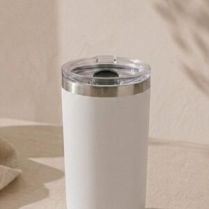 Vaso Térmico De Acero Inoxidable White 470ml