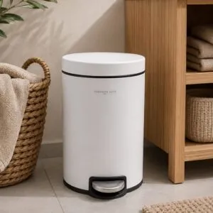 Tacho Acero Cierre Soft Blanco Mate 3Lt