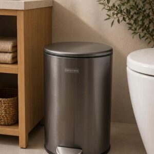 Tacho Acero Gris Mate Cierre Soft 12Lt