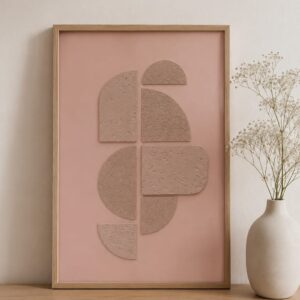 Cuadro Abstract Terracota 70x50cm