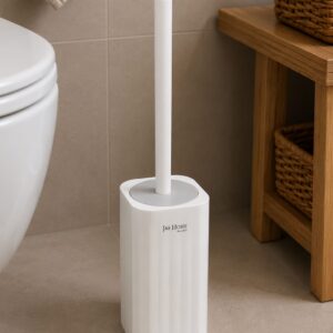 Cepillo De Baño Rayado Blanco
