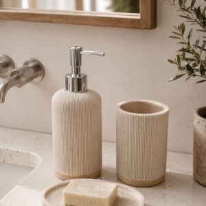 Dispenser De Jabón Líquido Estilo Piedra Natural