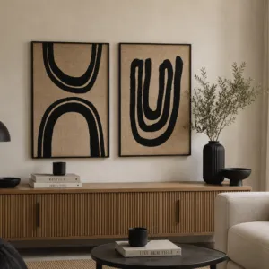 Cuadro Invertido Textil 80x60cm