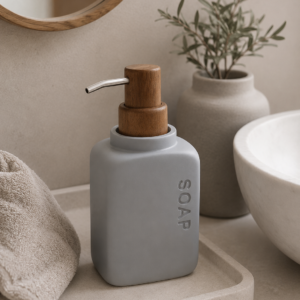 Dispenser Soap Tiza Tapa Madera