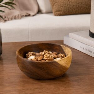 Bowl De Madera Acacia Redondo