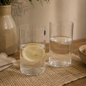 Vaso Alto De Cristal De Bohemia 590ml