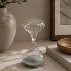 Reloj de Arena Gris 13x6cm