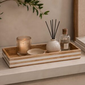 Bandeja Madera Rectangular 50x15cm