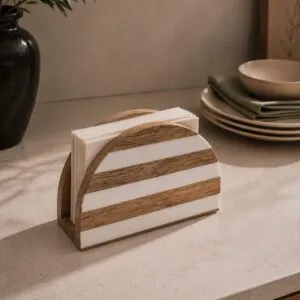 Servilletero Madera Vertical 12x6cm