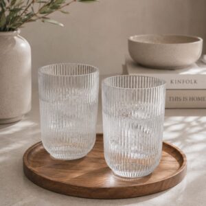 Vaso Alto De Vidrio Kingdom Transparente 420ml