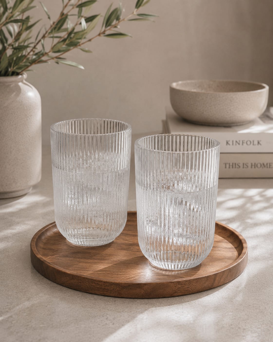Vaso Alto De Vidrio Kingdom Transparente 420ml